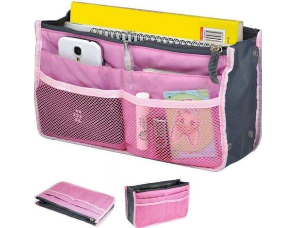 Organizzatore per Borsa Portaoggetti da Viaggio Pochette Rosa Valigia Organizer