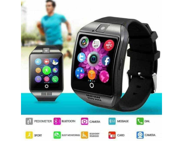 Smartwatch q18 sport orologio intelligente bluetooth impermeabile smartphone
