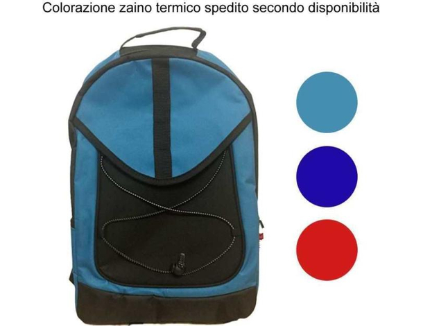 Zaino termico 15lt frigo campeggio escursioni picnic colori borsa termica...