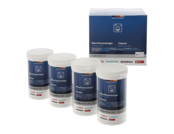 4x Detergente pulitore sgrassante lavatrice 200g Bosch Siemens Neff 00311928
