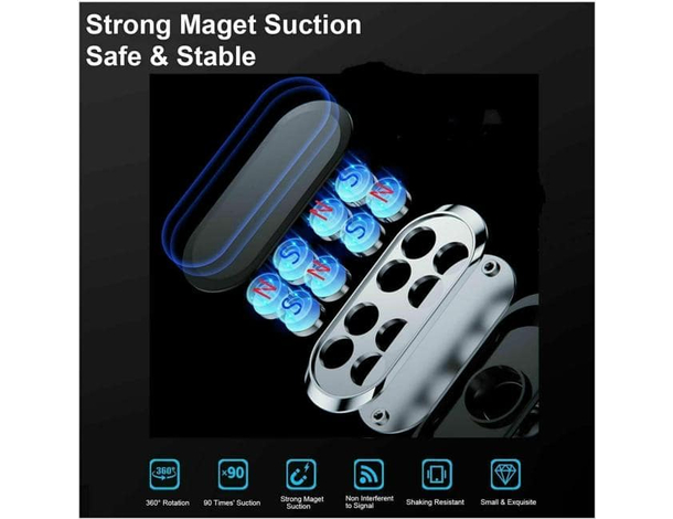 Supporto Porta Cellulare da Auto Magnetico 3M ZJ114 Calamita Potente e...