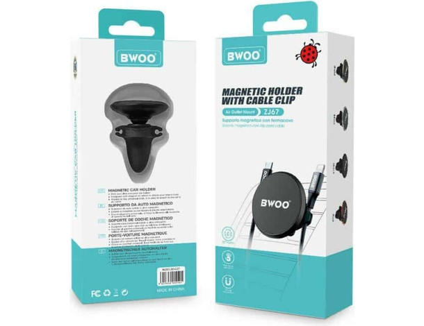 Supporto Magnetico Universale per Auto per Smartphone Fissaggio Bocchetta...