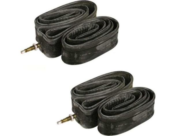 2x Camera d'Aria Bici con Valvola Italia Regina 700x35/43 28" Copertone Ruota