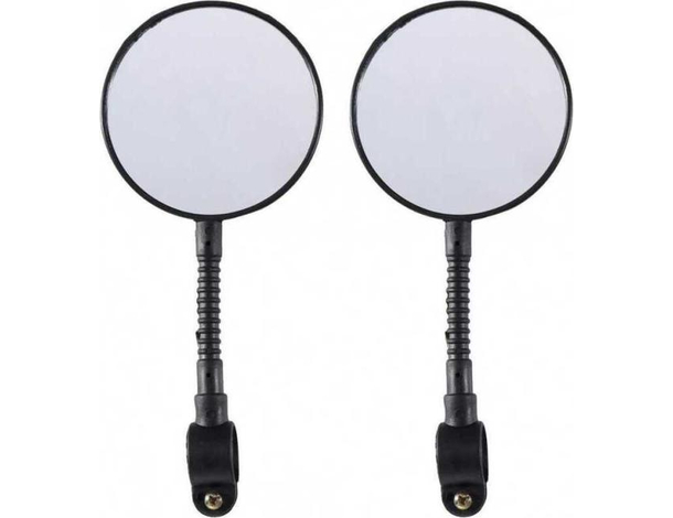 2x Specchietto Retrovisore Coppia Specchio per Bicicletta Bici Manubrio