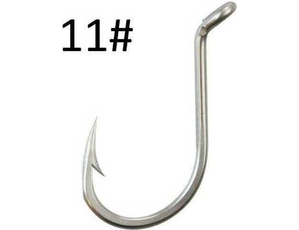 30x ami da pesca acciaio pesca mare lago fiume serie 3,5,7,9,11,13 amo...