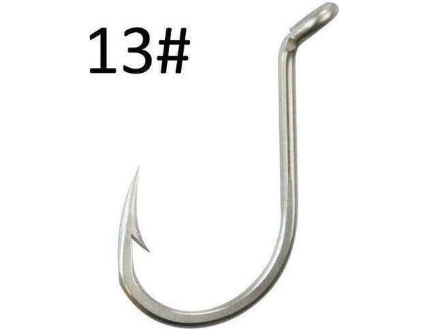 30x ami da pesca acciaio pesca mare lago fiume serie 3,5,7,9,11,13 amo...