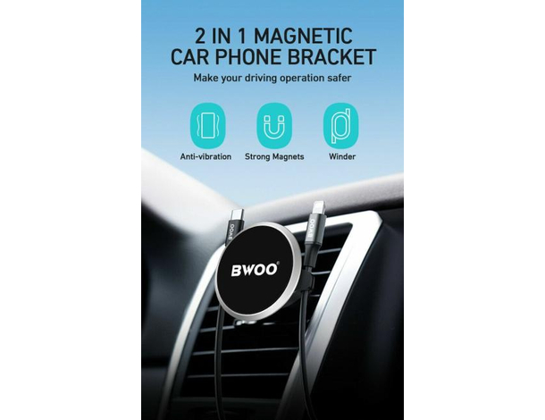 Supporto Magnetico Universale per Auto per Smartphone Fissaggio Bocchetta...