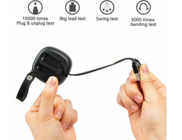 Cavo LIGHTNING Carica e Trasmissione Dati Veloce 2.4A Retrattile Anti...