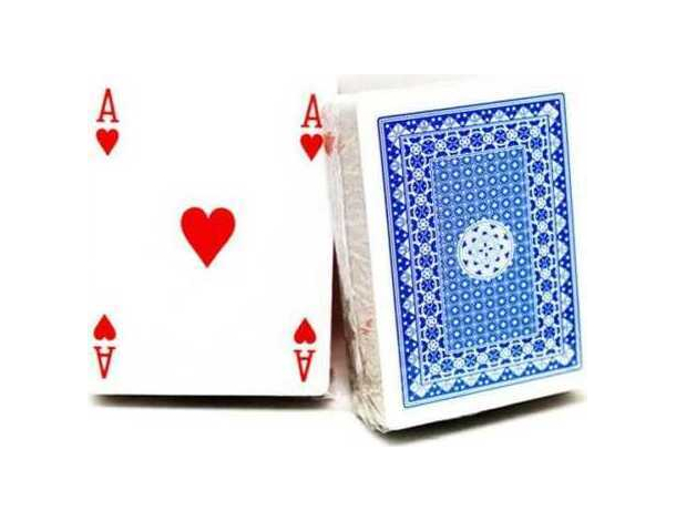 2x Mazzi di Carte da Gioco Poker 52 Carte Giochi Ramino Burraco Scala 40 3
