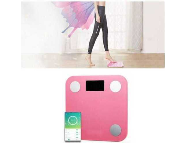 Bilancia Pesa Persone Smart Digitale Elettronica Min 5KG Max 180KG Fitness App