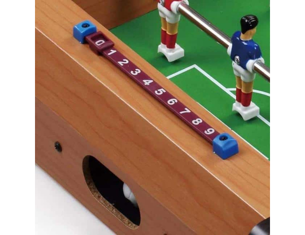 Calcio Balilla Biliardino da Tavolo in Legno 4 Stecche Calcetto 50x31.5x9.5...