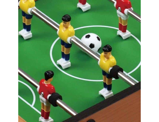 Calcio Balilla Biliardino da Tavolo in Legno 4 Stecche Calcetto 50x31.5x9.5...