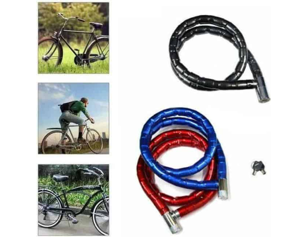 Catena catenaccio antifurto lucchetto moto scooter motorino bici 1000mm...