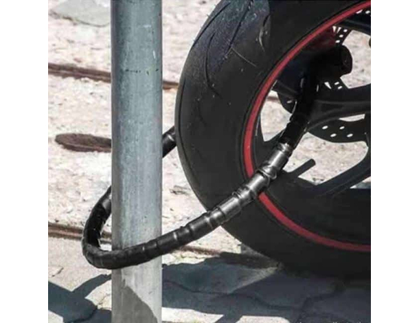 Catena catenaccio antifurto lucchetto moto scooter motorino bici 1000mm...