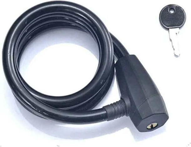 Catena di Sicurezza Acciaio Antifurto Bici Scooter Lucchetto 2 Chiavi...