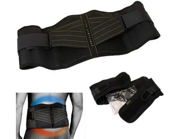 Cintura Terapeutica Supporto Lombare Schiena Taglia S/M Sollievo Sostegno Reni