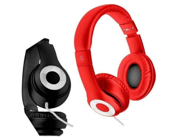 Cuffie Stereo con Microfono Integrato Cavo Jack Con Filo Headphones 008 Musica