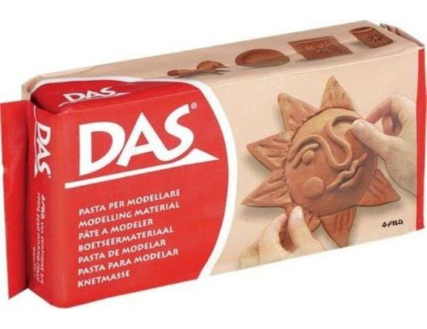 Pasta per Modellare DAS 500gr Fila Scuola Creare Lavoretti Bambini Terracotta