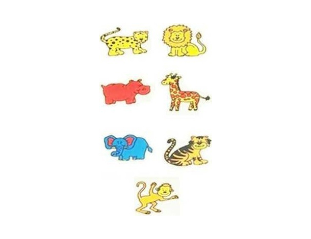 Domino per Bambini Gioco di Società Strategia con 28 Tessere Animali Giungla...