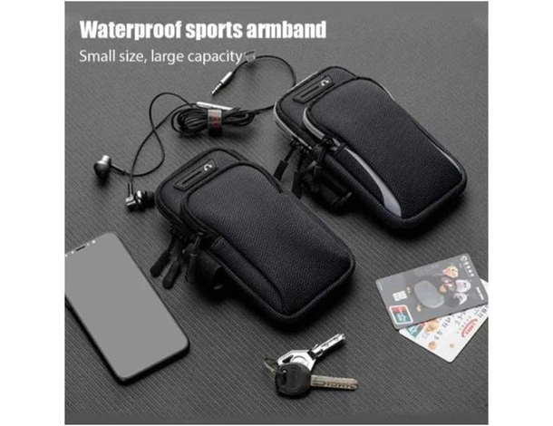 Fascia da braccio sportiva porta cellulare smartphone universale sport corsa...