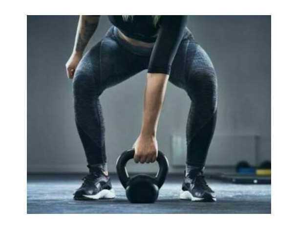 Kettlebell peso ghisa palla esercizi maniglia manubri pesi vari palestra