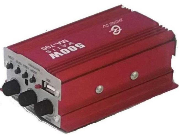 Mini Amplificatore Stereo Audio 12V FM Lettore MP3 USB MA-700 Auto Veicoli Casa