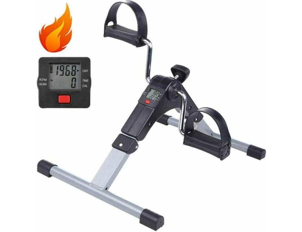 Mini cyclette casa trasporto pedali riabilita gambe braccia pedaliera ginnastica