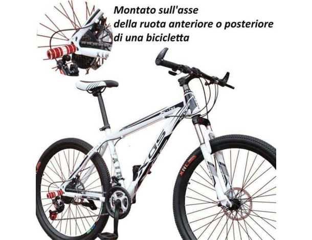 Pedane bici poggiapiedi asse anteriore posteriore ciclismo 11 x 2,3 cm...