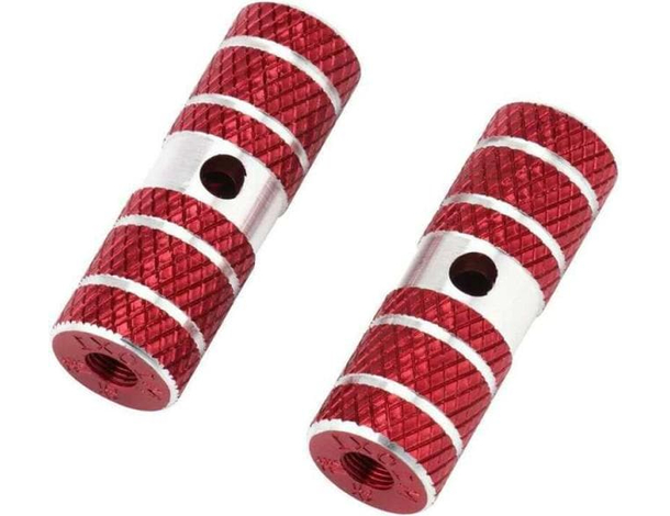 Pedane bici poggiapiedi asse anteriore posteriore ciclismo 11 x 2,3 cm...