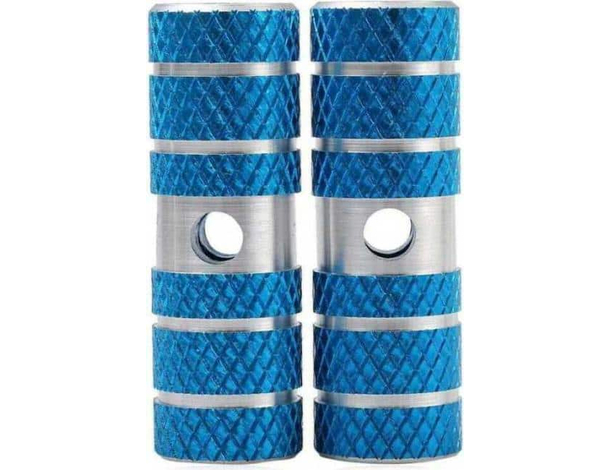 Pedane bici poggiapiedi asse anteriore posteriore ciclismo 11 x 2,3 cm...