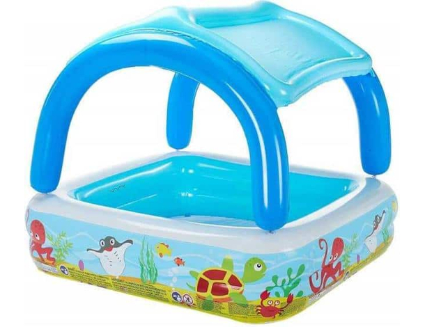 Piscina Gonfiabile per Bambini 52192 Fuoriterra 140x140x114cm Giardino Estate...