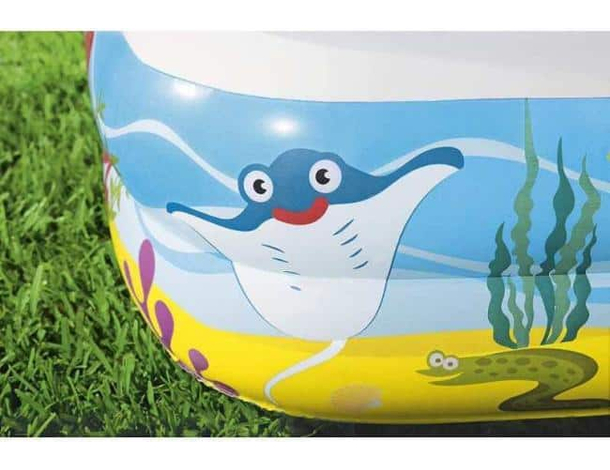 Piscina Gonfiabile per Bambini 52192 Fuoriterra 140x140x114cm Giardino Estate...