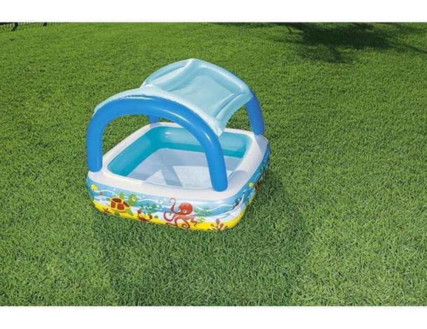 Piscina Gonfiabile per Bambini 52192 Fuoriterra 140x140x114cm Giardino Estate...