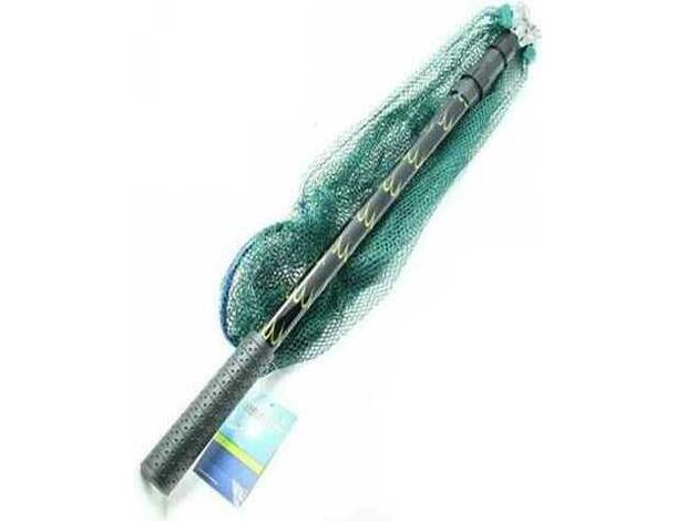 Retino da pesca guadino telescopico pieghevole 150 cm pesca accessori sport rete
