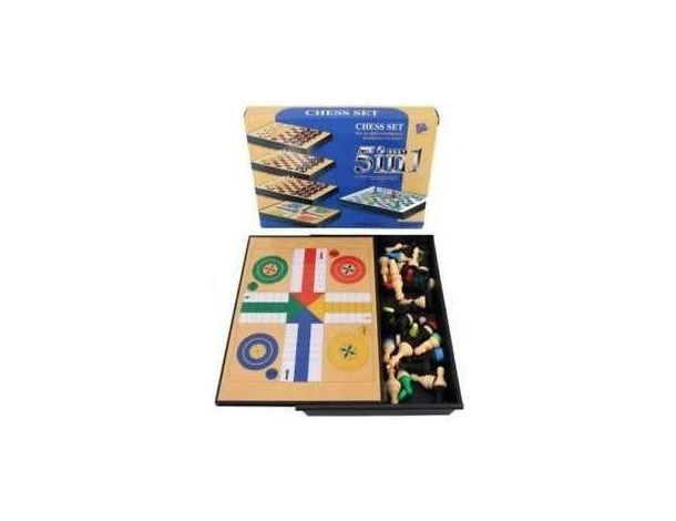 Scacchiera 5 in 1 pieghevole gioco scacchi chess set dama backgammon