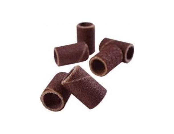 100x Scovolini Abrasivi Cilindri Manicure Nail Art Fresa Estetista Unghie 2