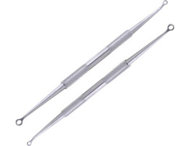 2x Ferretti Viso Accessori Pulizia Pelle Viso Acne Estetica Benessere Punti Neri