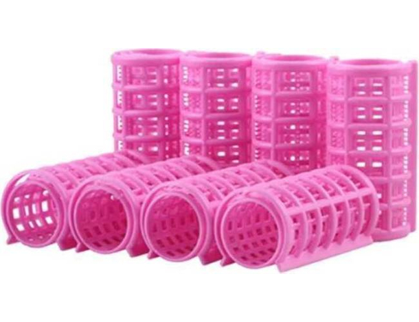 100 pezzi bigodini in plastica ad incastro capelli boccoli