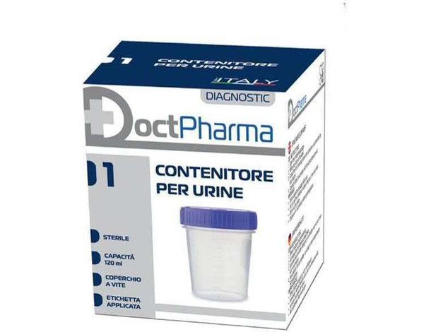 10x Contenitori per Urina con Tappo Ermetico a Vite 120ml Analisi Urine...