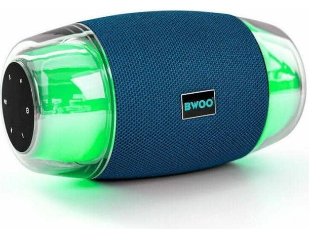 Speaker Bluetooth BS-62 Extra Bass Audio Surround 3D 16W Power Bank RGB 4000mAh