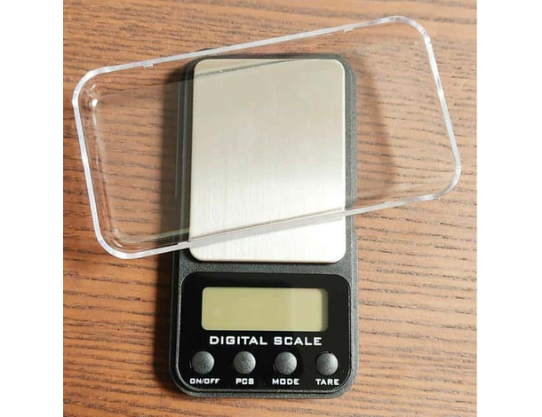 Mini Bilancino di Precisione Bilancia Digitale Display LCD Tascabile 0.1g-1000g