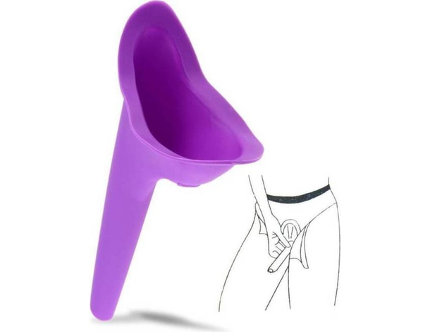 2x Orinatoio per Donna Imbuto Viaggi Urine in Piedi WC Portatile Femminile 2