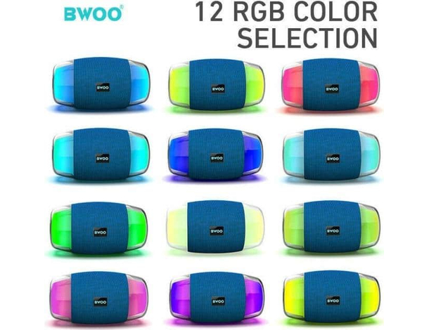 Speaker Bluetooth BS-62 Extra Bass Audio Surround 3D 16W Power Bank RGB...