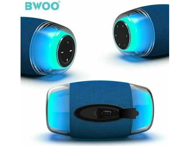 Speaker Bluetooth BS-62 Extra Bass Audio Surround 3D 16W Power Bank RGB...