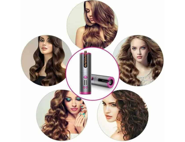Arricciacapelli automatico boccoli ricci onde acconciatura wireless...