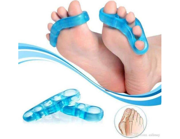 Coppia Separatori Dita per Smalto Unghie Piedi Distanziatore Silicone...