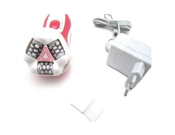 Epilatore Peli Tre Testine Depilatore Donna Gambe Braccia Rimuove Peluria Corpo