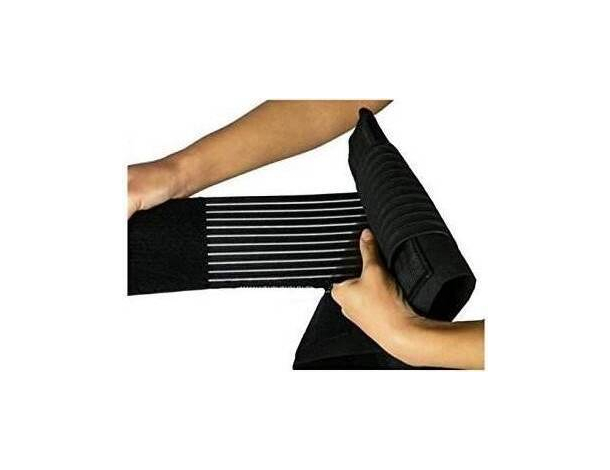 Fascia Lombare Elastica Tutore con Stecche di Rinforzo Semi Rigide Schiena 3