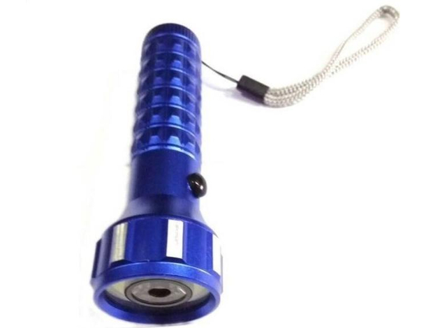 Mini Torcia in Alluminio Luce LED Lampadina con Cordino a Batterie Emergenza