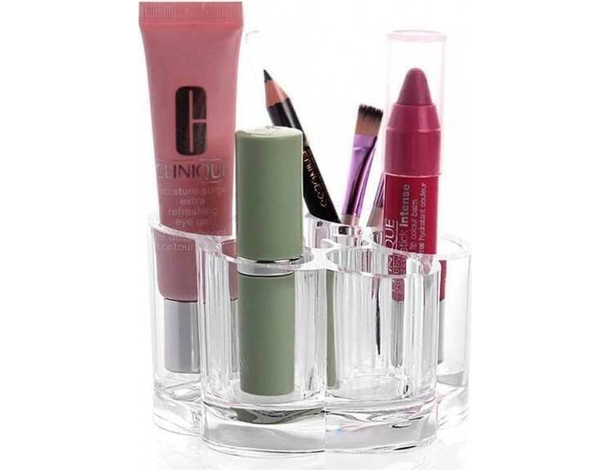 Organizzatore di Cosmetici Porta Trucco Portatrucchi Rossetti Mascara Make Up...